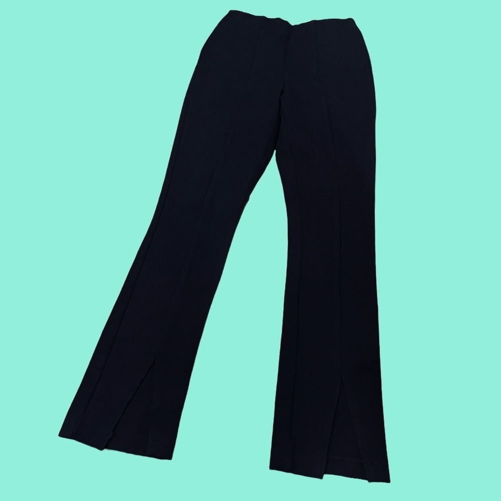 Versona Black Stretch Pull-On Flare Dress Pants Size XS / XSL
